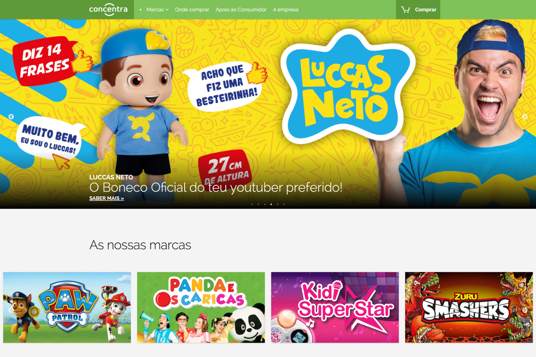 Concentra – Produtos para crianças